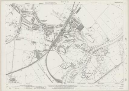 Durham XIII.3 (includes: Harraton; Houghton Le Spring; Offerton; Washington) - 25 Inch Map