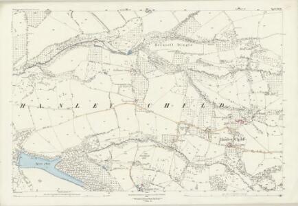 Worcestershire XIX.11 (includes: Eastham; Hanley; Kyre; Rochford; Tenbury) - 25 Inch Map