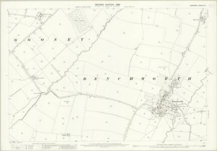 Berkshire XIV.1 (includes: Denchworth; Goosey; West Hanney) - 25 Inch Map