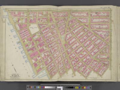 Manhattan, Double Page Plate No. 10 [Map bounded by W. 14th St., 6th Ave., Bedford St., Hudson River]