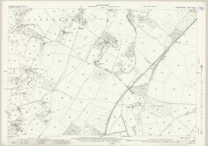 Herefordshire XXXIX.10 (includes: Allensmore; Dewsall; Haywood; Much Dewchurch) - 25 Inch Map