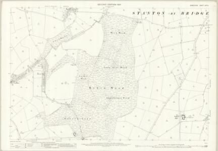 Derbyshire LVIII.5 (includes: Ingleby; Melbourne; Stanton By Bridge; Ticknall) - 25 Inch Map