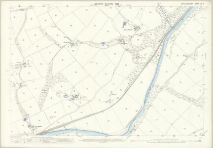 Northumberland (Old Series) XCIII.3 (includes: Haydon; Newbrough) - 25 Inch Map
