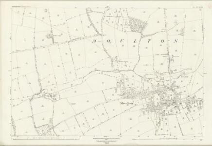 Northamptonshire XXXVIII.10 (includes: Boughton; Moulton; Pitsford) - 25 Inch Map