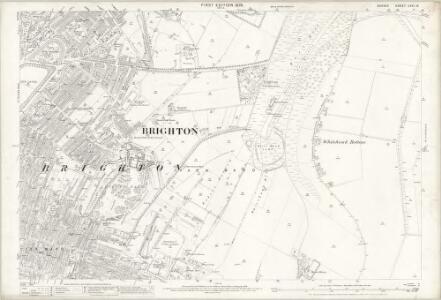 Sussex LXVI.10 (includes: Brighton) - 25 Inch Map