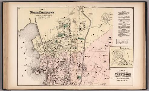 North Tarrytown and Tarrytown, Westchester County, New York.  (inset) Glenville.