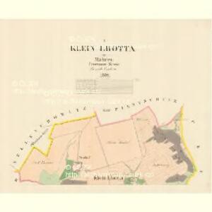 Klein Lhotta - m1533-1-001 - Kaiserpflichtexemplar der Landkarten des stabilen Katasters