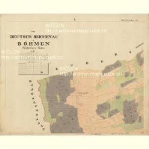 Deutsch Reichenau - c6659-2-001 - Kaiserpflichtexemplar der Landkarten des stabilen Katasters