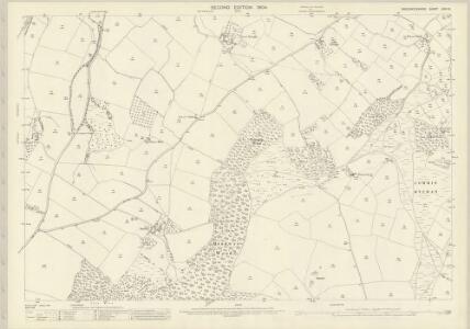 Brecknockshire XXIII.10 (includes: Aberllynfi; Bronllys; Llaneleu; Talgarth; Tre Goed and  Felindre) - 25 Inch Map