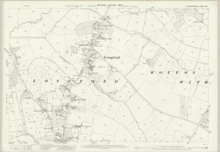Gloucestershire XXV.11 (includes: Gloucester; Innsworth; Longford; Maisemore; Sandhurst; Twigworth) - 25 Inch Map