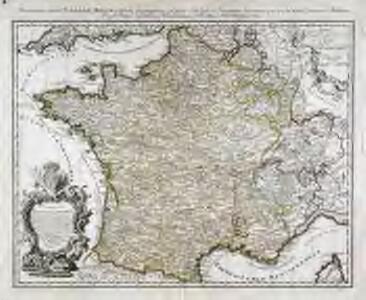 Tres nouvelle carte du royaume de France