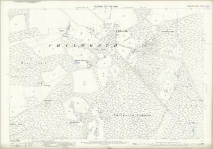 Hampshire and Isle of Wight LVII.10 (includes: Chilworth; Southampton) - 25 Inch Map