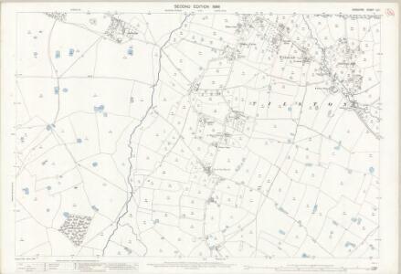 Cheshire LX.1 (includes: Church Shocklach; Grafton; Horton; Tilston) - 25 Inch Map