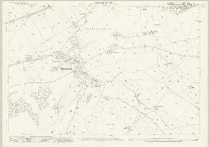 Lancashire XLVII.8 (includes: Chatburn; Downham; Rimington; Worston) - 25 Inch Map
