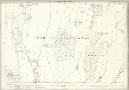 Berkshire XXXV.9 (includes: Chieveley; Cold Ash; Shaw Cum Donnington) - 25 Inch Map