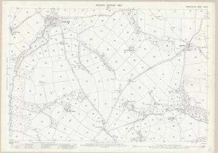 Pembrokeshire XXIII.16 (includes: Llawhaden; Wiston) - 25 Inch Map