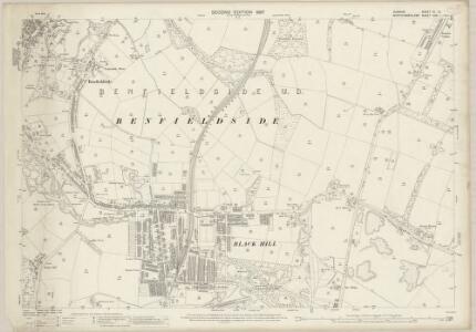Durham XI.10 (includes: Consett; Shotley Low Quarter) - 25 Inch Map