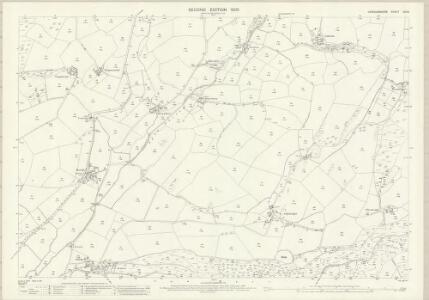 Cardiganshire XIV.8 (includes: Carrog; Llanrhystud Mefenydd) - 25 Inch Map