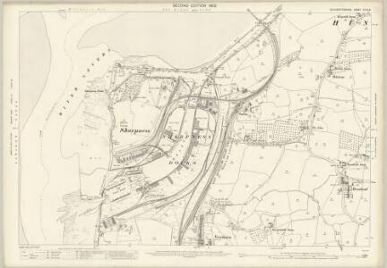 Gloucestershire XLVII.8 (includes: Hamfallow; Hinton; Lydney) - 25 Inch Map