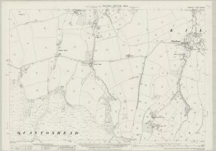 Somerset XXXVI.16 (includes: East Quantoxhead; Holford; Kilve) - 25 Inch Map