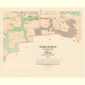 Wollschan (Wolssany) - c5458-1-003 - Kaiserpflichtexemplar der Landkarten des stabilen Katasters