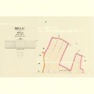 Milsau - c4686-1-001 - Kaiserpflichtexemplar der Landkarten des stabilen Katasters