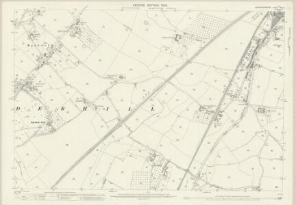 Worcestershire XXII.11 (includes: Dodderhill; Hanbury; Stoke Prior) - 25 Inch Map