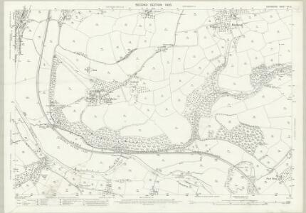 Devon XXI.13 (includes: Atherington; Chittlehampton; High Bickington; Satterleigh and Warkleigh) - 25 Inch Map