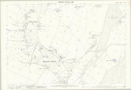 Kent LVI.15 (includes: Elham; Elmsted; Lyminge; Stelling; Stelling Minnis) - 25 Inch Map