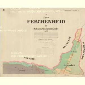 Ferchenheid - c0387-2-002 - Kaiserpflichtexemplar der Landkarten des stabilen Katasters