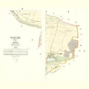 Wittitz (Witic) - c8624-1-002 - Kaiserpflichtexemplar der Landkarten des stabilen Katasters