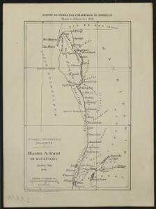 Mission A. Gruvel en Mauritanie