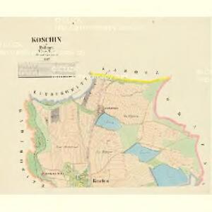 Koschin - c3399-1-001 - Kaiserpflichtexemplar der Landkarten des stabilen Katasters