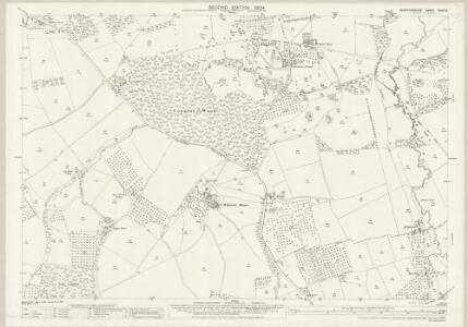 Herefordshire XXVII.16 (includes: Egleton; Much Cowarne; Yarkhill) - 25 Inch Map