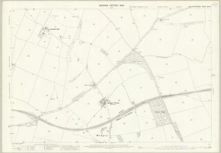 Gloucestershire XXVII.12 (includes: Haselton; Hawling; Sevenhampton; Shipton) - 25 Inch Map