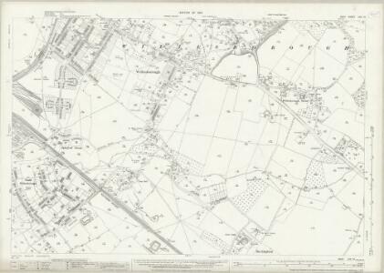 Kent LXV.10 (includes: Ashford; Sevington) - 25 Inch Map