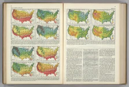 Temperature Thresholds by Date.  Range of Temperatures.  Atlas of American Agriculture.