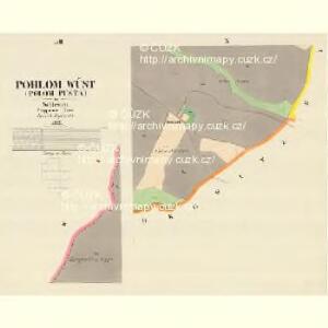 Pohlom Wüst (Polom Pusta) - m2488-1-008 - Kaiserpflichtexemplar der Landkarten des stabilen Katasters