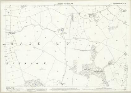 Hertfordshire XII.16 (includes: Aston; Shephall; Stevenage) - 25 Inch Map