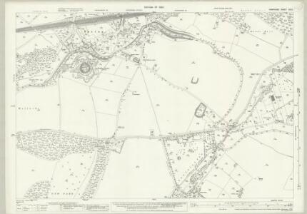 Hampshire and Isle of Wight XIX.5 (includes: Basing; Mapledurwell and Up Nately) - 25 Inch Map