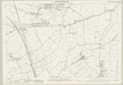 Somerset LXXXI.13 (includes: Ashill; Ilminster Without; Ilton; Whitelackington) - 25 Inch Map
