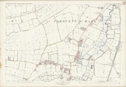 Norfolk LXXXVI.16 (includes: Forncett; Tacolneston; Tharston) - 25 Inch Map