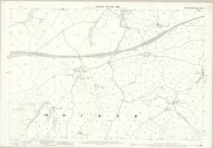 Westmorland XXXIV.14 (includes: Docker; Lambrigg; Patton) - 25 Inch Map