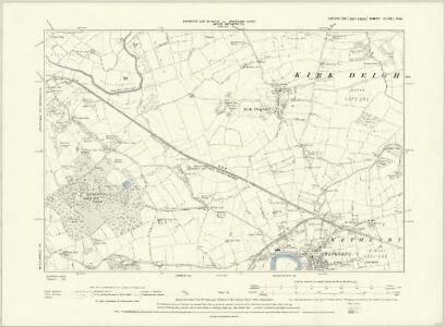 Yorkshire CLVII.NW - OS Six-Inch Map