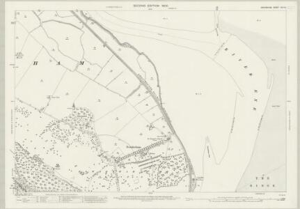 Devon XCII.12 (includes: Lympstone; Powderham; Topsham; Woodbury) - 25 Inch Map