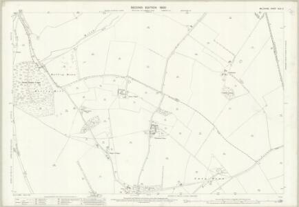 Wiltshire XLIII.2 (includes: Grafton; Shalbourne; Tidcombe and Fosbury) - 25 Inch Map