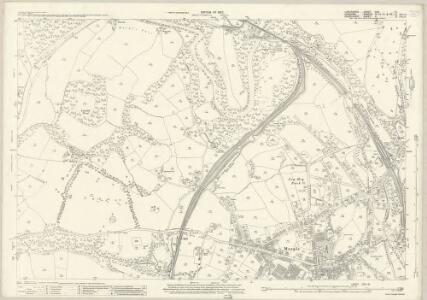 Lancashire CXII.15 (includes: Bredbury And Romiley; Hazel Grove And Bramhall; Marple) - 25 Inch Map