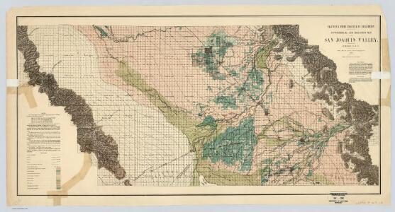 Sheet No. 3, South-central Portion, Irrigation Map of The San Joaquin Valley, California.
