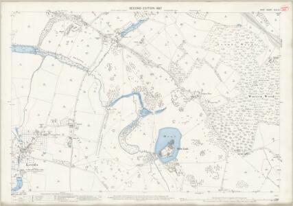 Kent XLIII.10 (includes: Broomfield; Hollingbourne; Leeds) - 25 Inch Map