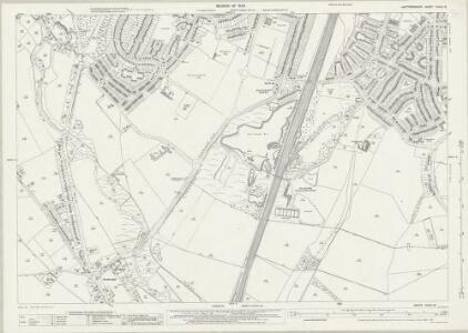 Hertfordshire XXVIII.15 (includes: Bishops Hatfield; Welwyn Garden City) - 25 Inch Map